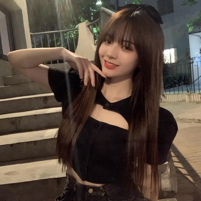 Áo croptop tay ngắn thời trang mùa hè dành cho nữ