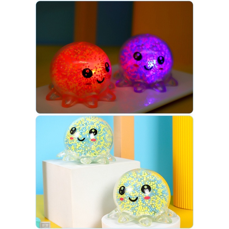 Đồ chơi squishy Giảm Stress Hình Bạch Tuộc Dễ Thương Cho Bé