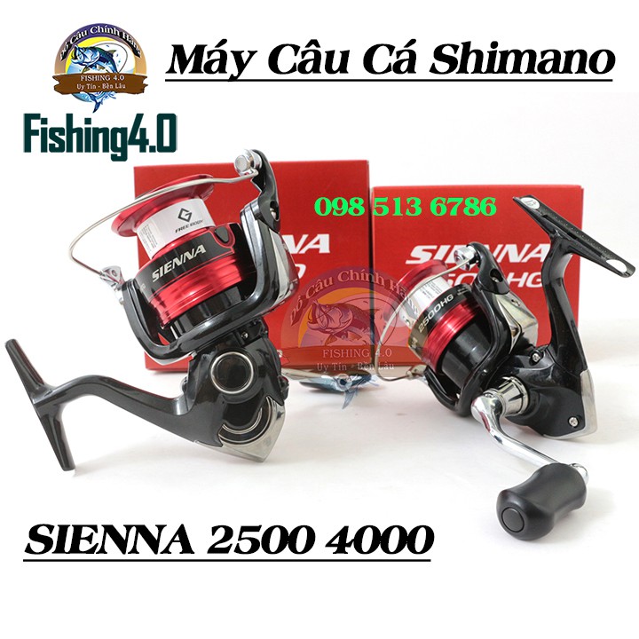 Máy câu cá Shimano SIENNA 4000 2500 phiên bản mới 2019