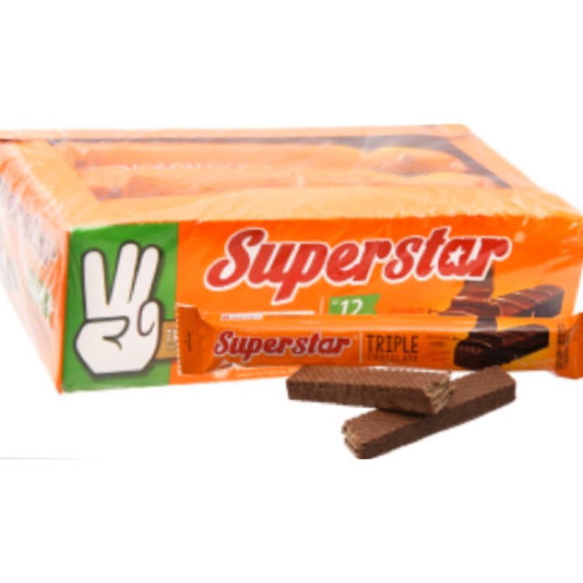Bánh xốp chocolate 2 lớp SuperStar