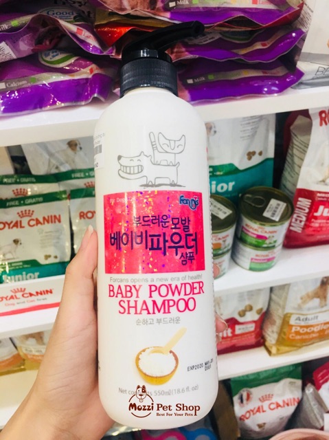 Forcans Sữa tắm Hàn Quốc 550ml cho chó mèo