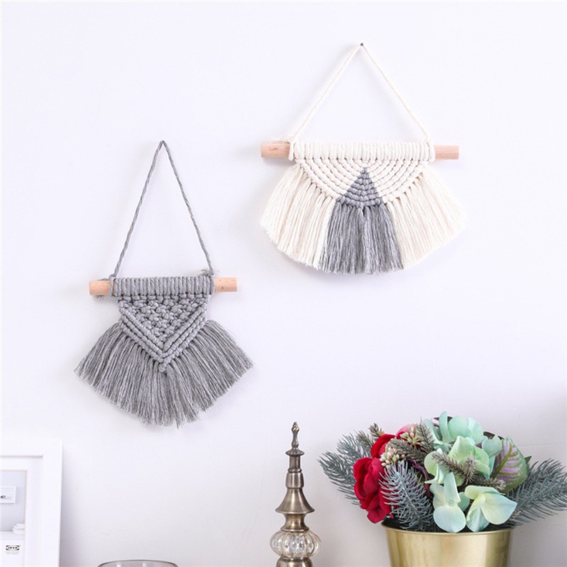 Thảm Dệt Treo Tường Trang Trí Phong Cách Bohemian