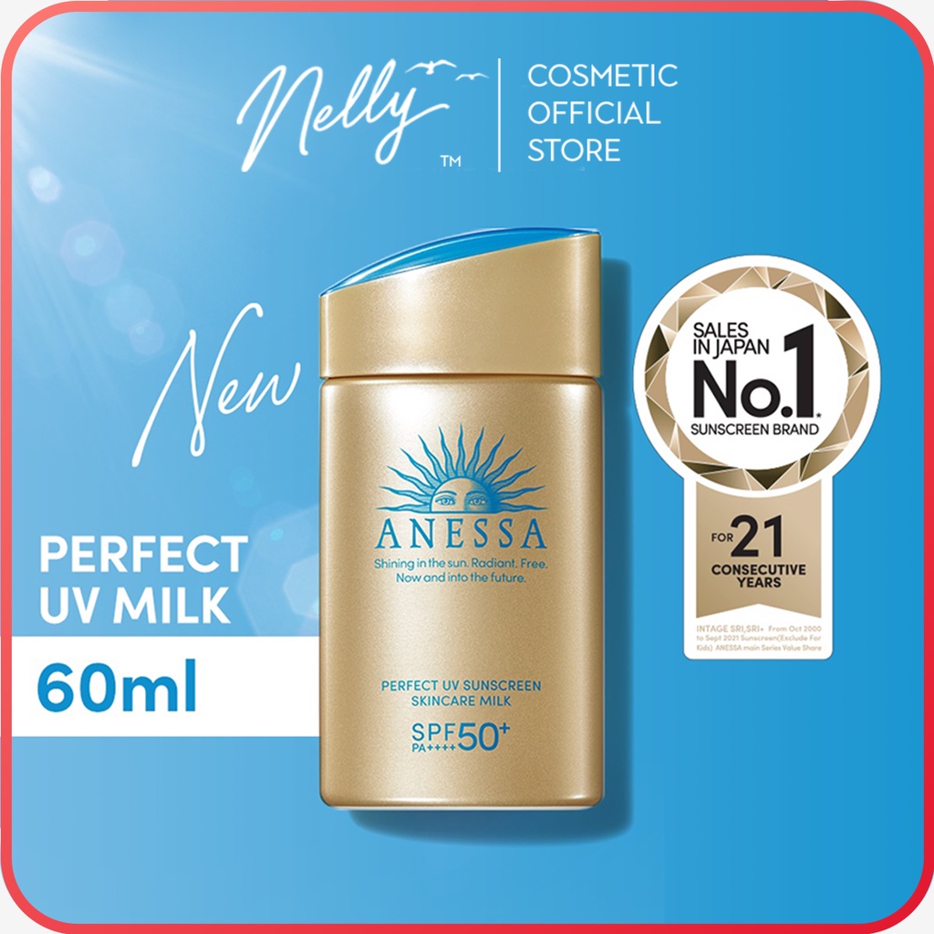 Kem Chống Nắng Anessa 60ml Perfect UV Sunscreen Skincare Milk 60ml