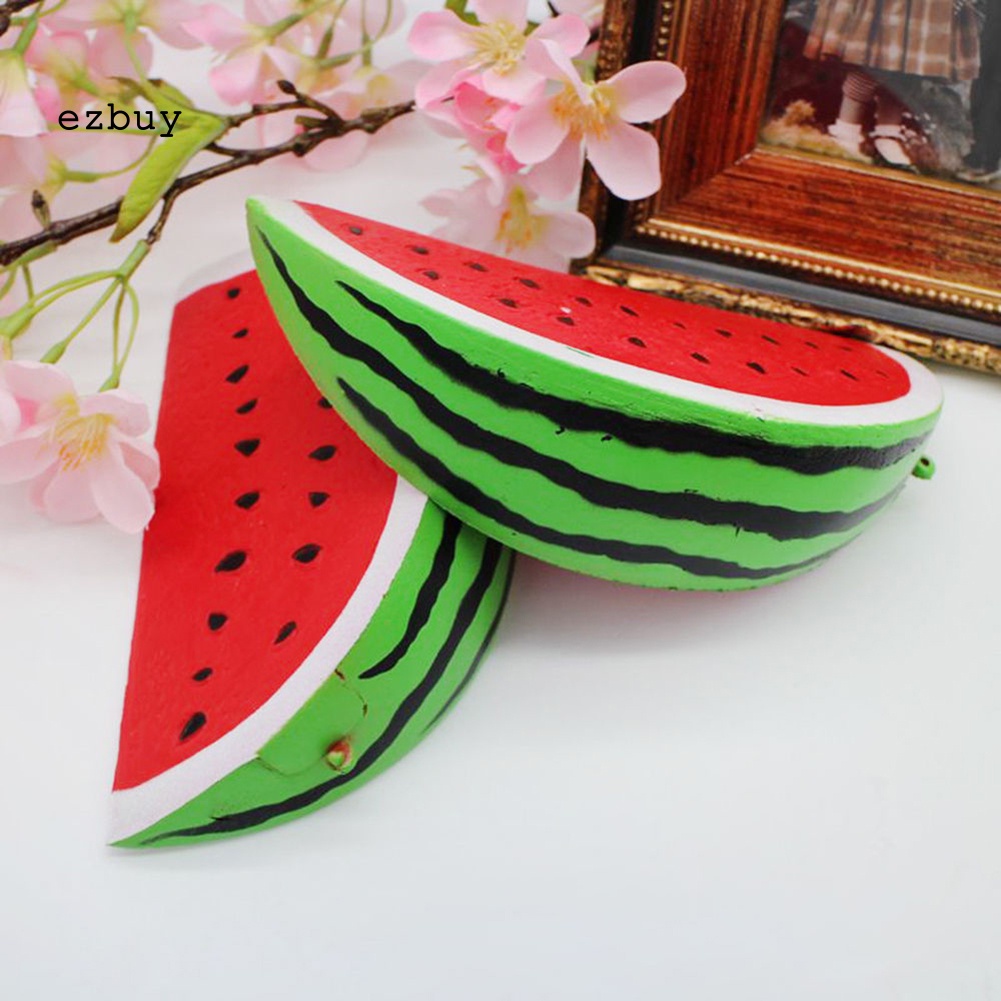 Đồ Chơi Nắn Bóp Đàn Hồi Giảm Stress Hình Miếng Dưa Hấu
