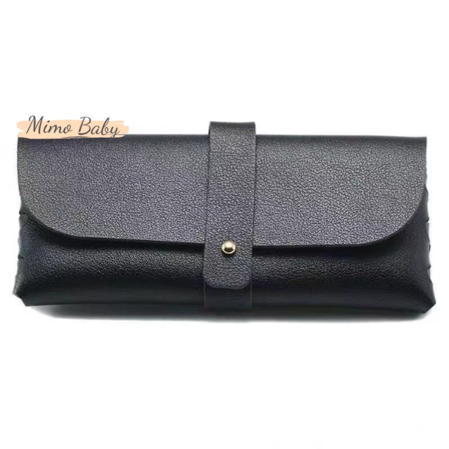 Bao da đựng kính cao cấp, hộp đựng mắt kính thời trang Mimo Baby