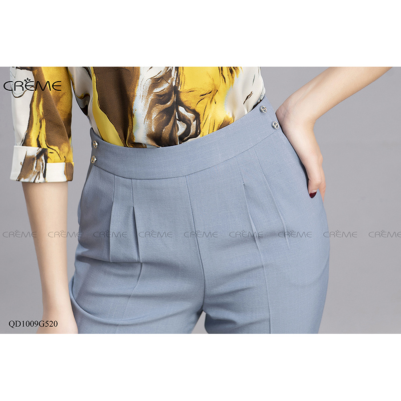 Quần tây tôn dáng siêu sang QD1009 CREME | BigBuy360 - bigbuy360.vn