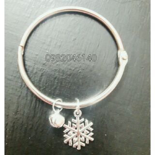 Kiềng tay inox bông tuyết