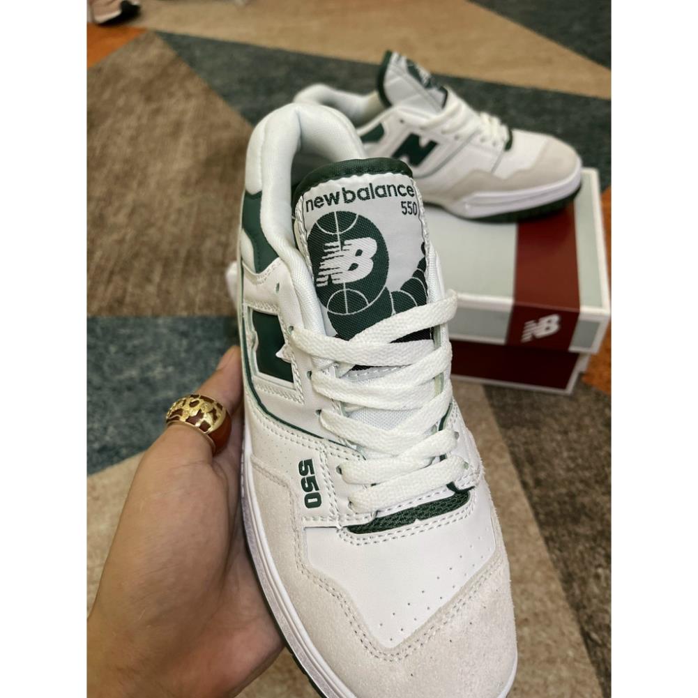 Giày n.𝐞.𝐰 𝐛.𝐚.𝐥𝐚.𝐧.𝐜𝐞 𝟓.𝟓𝟎 'White Green' B550, N.B550 xanh lá bản SC BẢN N.EW,N.b550 TRẮNG ,Xanh Lá , Xanh Biển