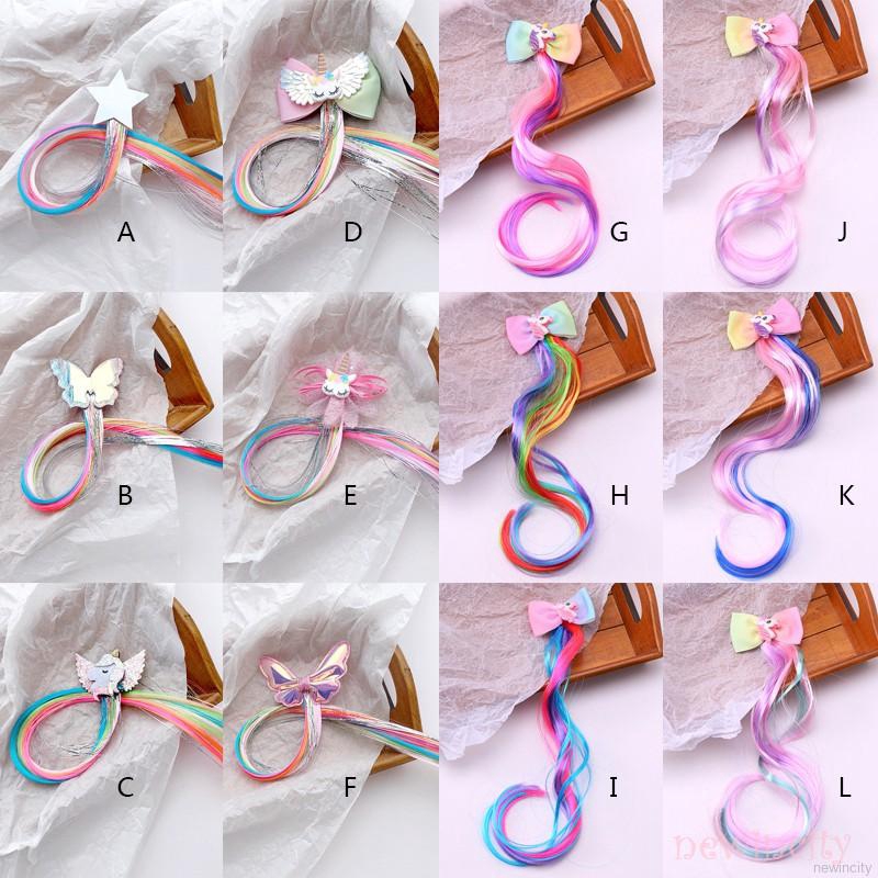 Cài tóc kiểu tóc giả phong cách Hàn Quốc độc đáo đẹp mắt