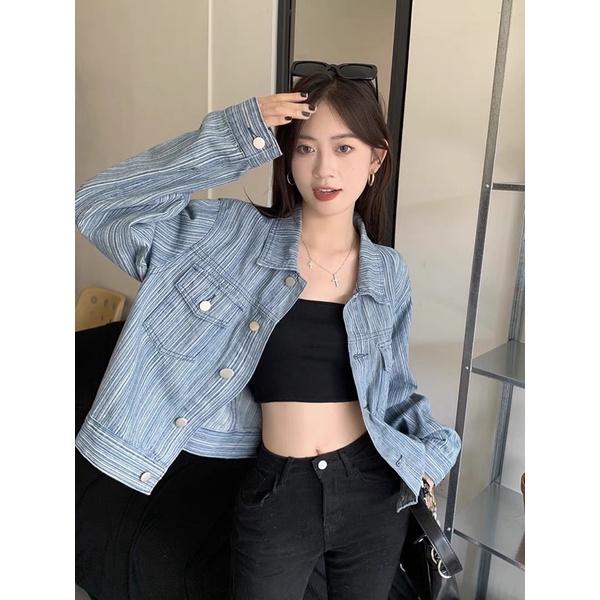 FREESHIP ÁO KHOÁC BÒ SANG CHẢNH VINTAGE KÈM ẢNH THẬT