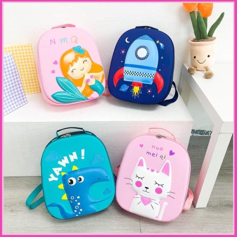 Balo mầm non, mẫu giáo siêu nhẹ hoạ tiết dễ thương cho bé trai, bé gái