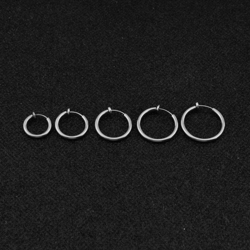 Khuyên kẹp nhiều màu, nhiều size, dày 2.3MM không gỉ sét