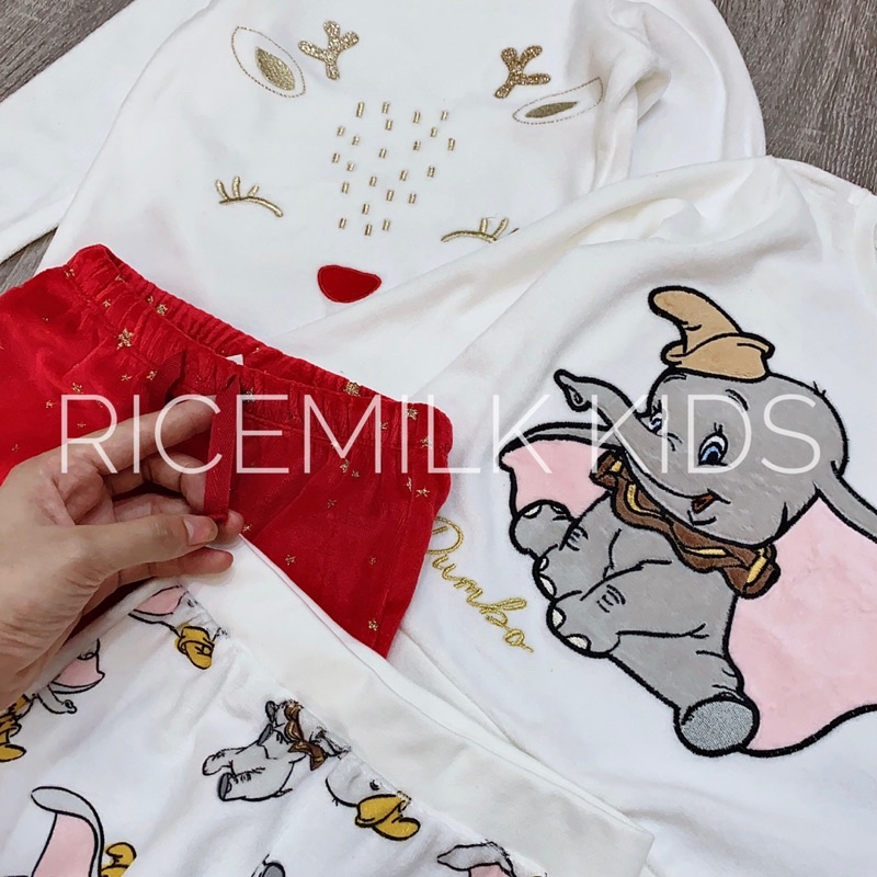 Bộ nhung cho bé hình tuần lộc và voi xuất dư xịn