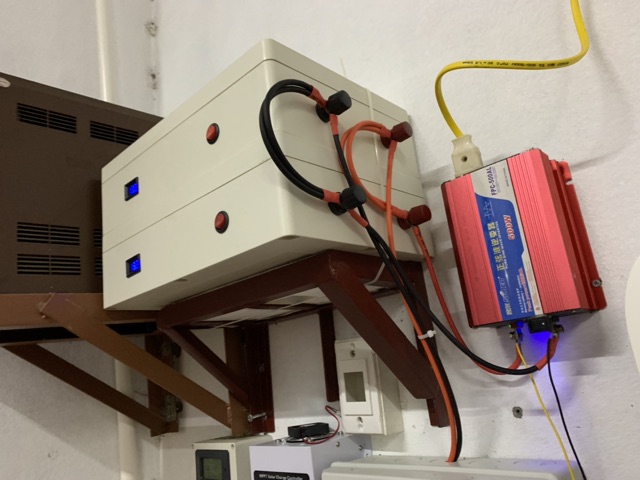 Pin lithium sắt cell pin 32650 dung lượng 50ah có đồng hồ hiển thị