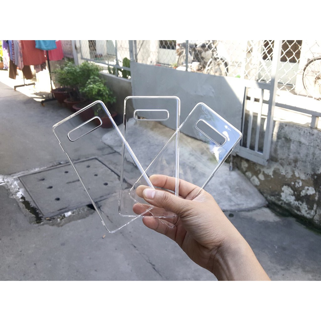 Ốp lưng Samsung S10 Plus trong suốt clear cover, 100% không ố vàng khi sử dụng