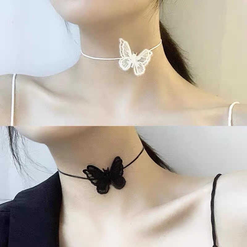 Vòng cổ bươm bướm - Choker phong cách hàn quốc