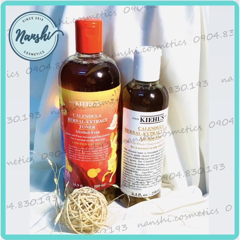 Toner Hoa Cúc Kiehl's Calendula Herbal Extract Toner 250ml - 500ml (bản LIMITED 2021)