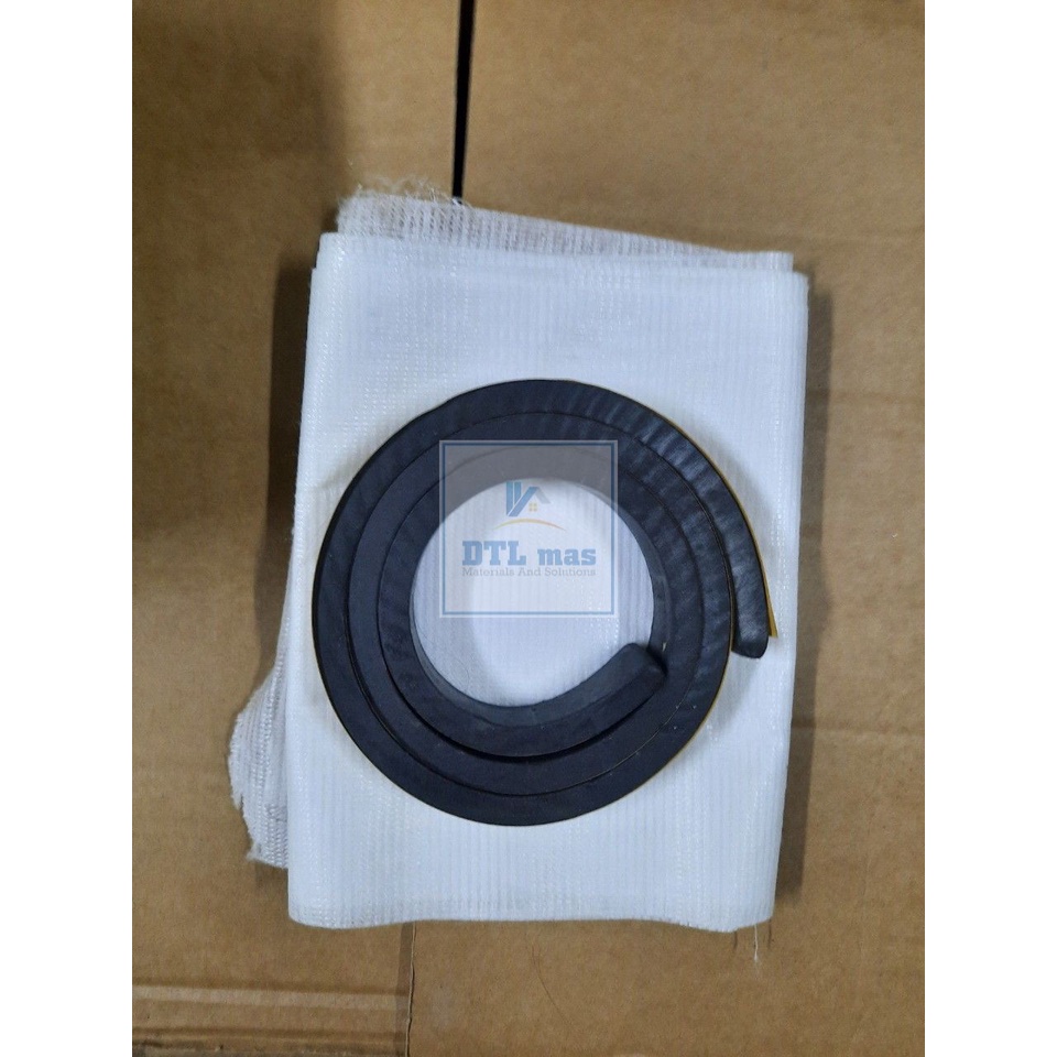 Hyperstop DB 2010 Cắt 1m dài - Thanh cao su trương nở chống thấm mạch ngừng bê tông. Chèn cổ ống thoát sàn