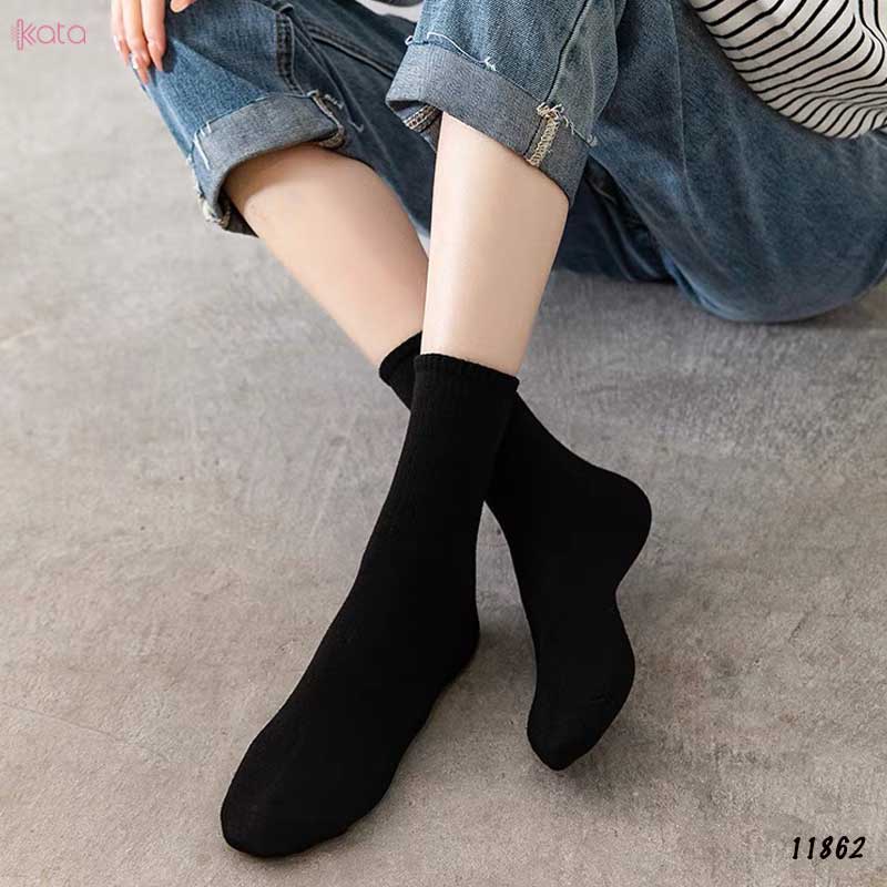 Tất vớ thể thao tất cổ trung unisex Nam Nữ 11862