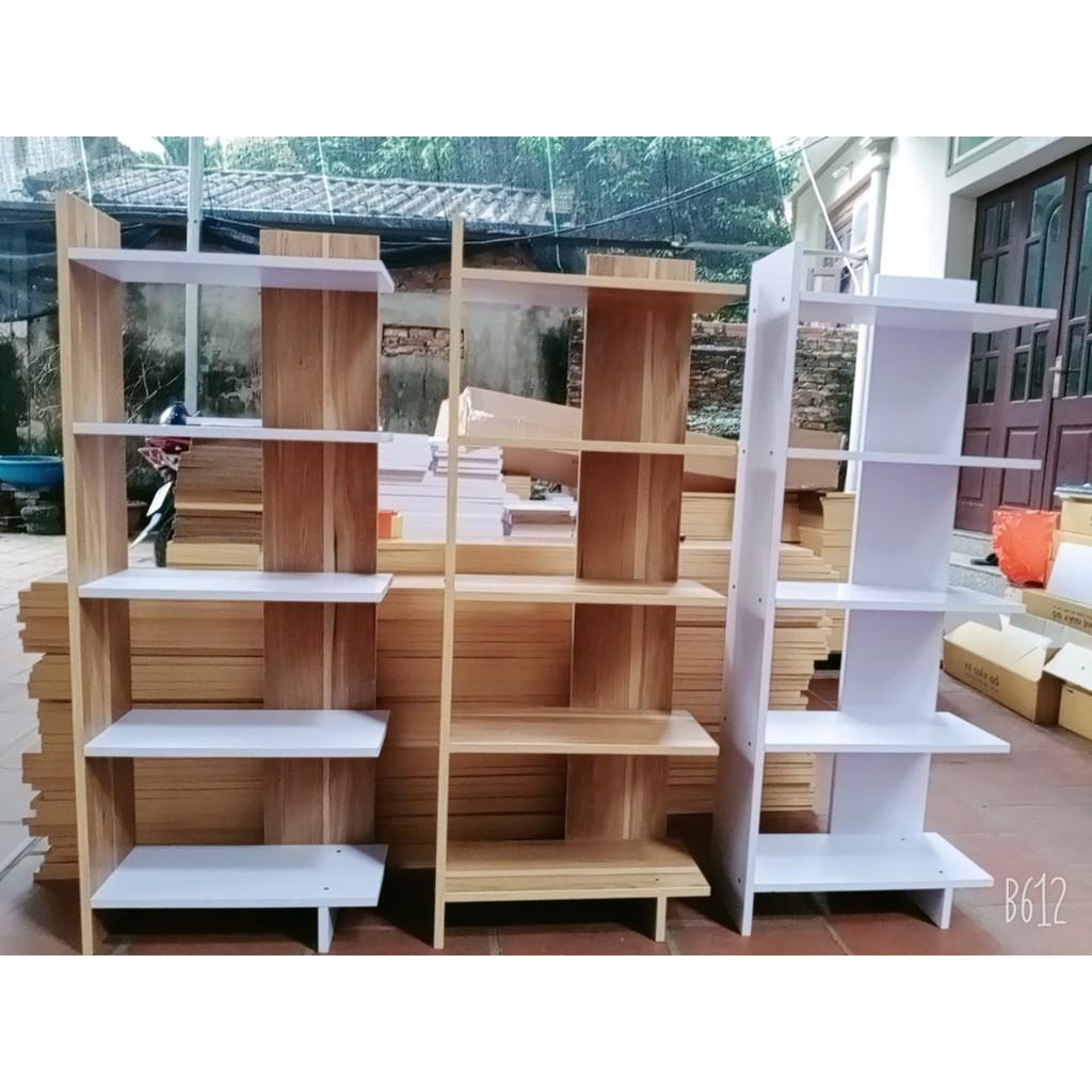 Kệ gỗ đa năng 5 tầng trang trí để sách vở túi xách đồ dùng