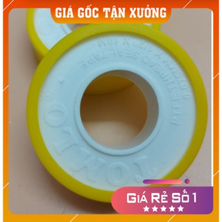 [NHÀ MÁY SẢN XUẤT KCN VĂN GIANG] Băng keo lụa , băng tan ,cao su non quấn ống TOMLO 10m dai hơn băng phú thịnh