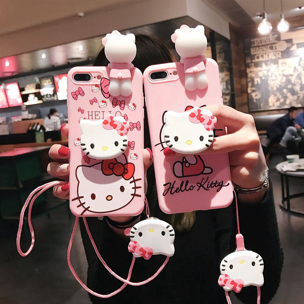 Lovely Hello Kitty OPPO F1 F3 Plus R9s R11 R11s Plus R15 Pro