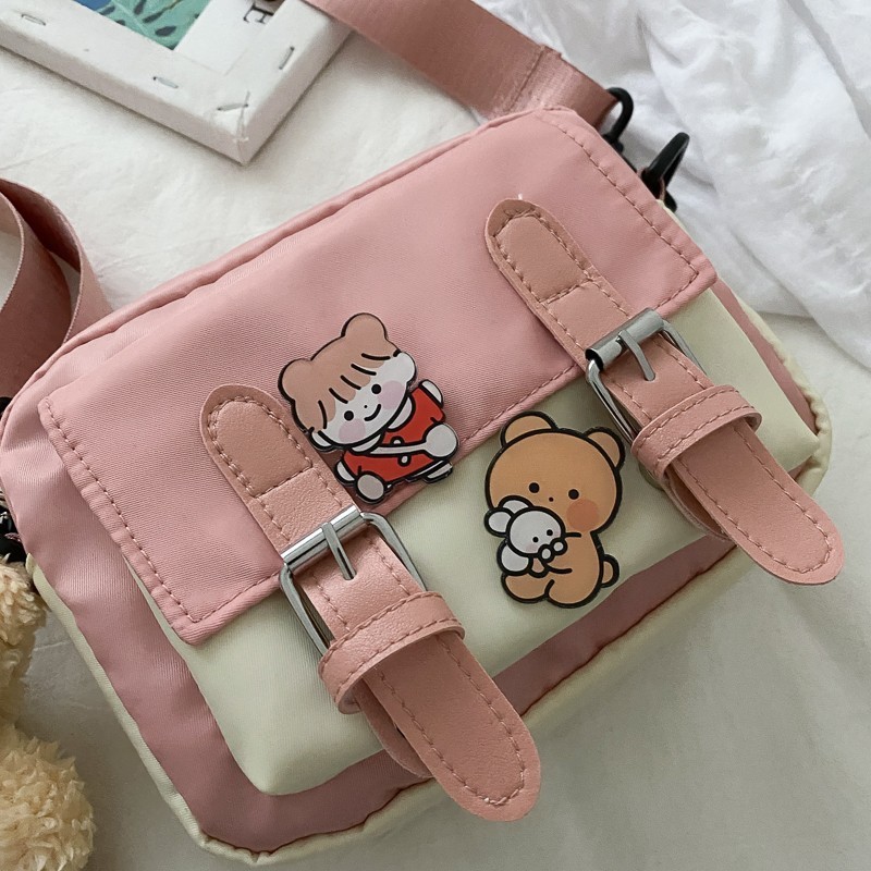 Túi Đeo Chéo Hình Vuông Nhỏ xinh Chống Nước Thời Trang Dành Cho Nữ