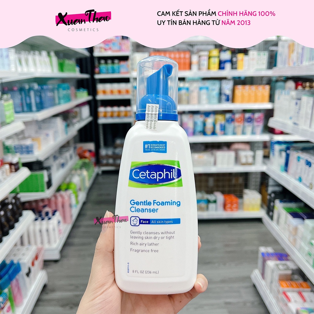 Sữa Rửa Mặt Cetaphil Gentle Foaming Cleanser 236ml