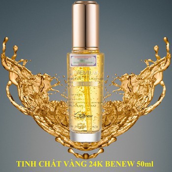 Serum vàng dưỡng trắng da cao cấp 24k - Benew Premium Whitening Gold Essence
