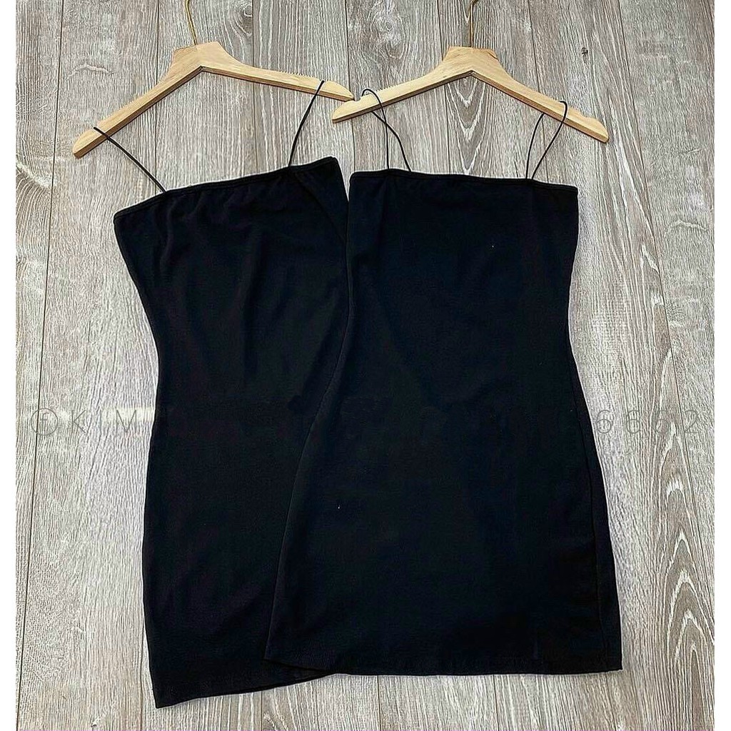 Váy 2 dây body, Đầm hai dây sợi bún thun borip dày đẹp ôm body 2 dáng ngắn | BigBuy360 - bigbuy360.vn