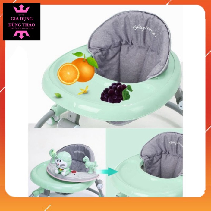 Xe tròn tập đi cho bé có bàn ăn mẫu đẹp