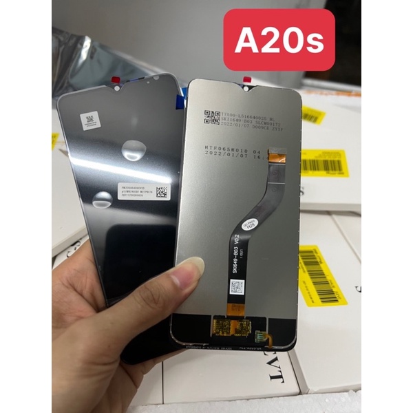 Màn hình Samsung A20s zin new full bộ mầu đen