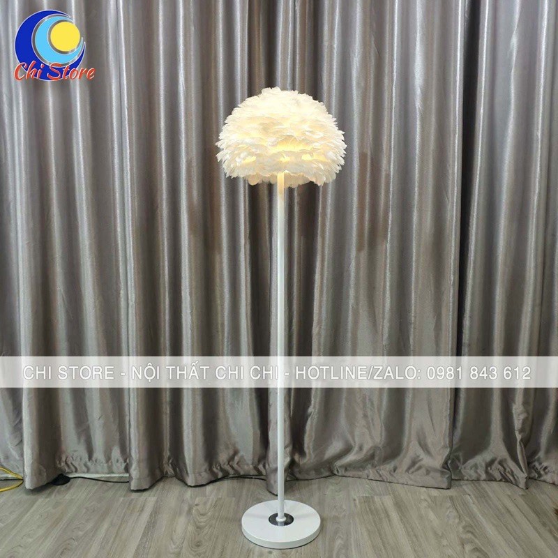 Đèn Cây Lông Vũ Hình Đám Mây Sang Chảnh, Đèn Trang Trí Chụp Hình Siêu Xinh