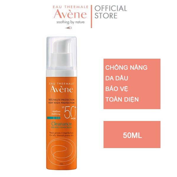 Kem Chống Nắng Avene Cleanance Sunscreen SPF50