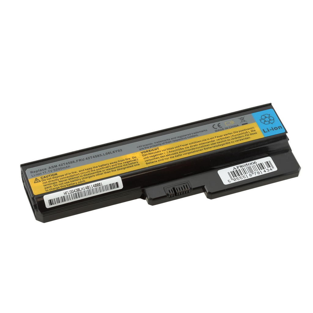 Pin laptop Lenovo 3000 C640 G430 G530 G550 G555 N500 B550 V460 Z360 L08S6Y02 6 cell hàng chuẩn bh 9 tháng