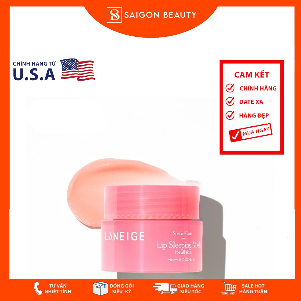Mặt nạ dưỡng môi Laneige Lip Sleeping Mask (3g)