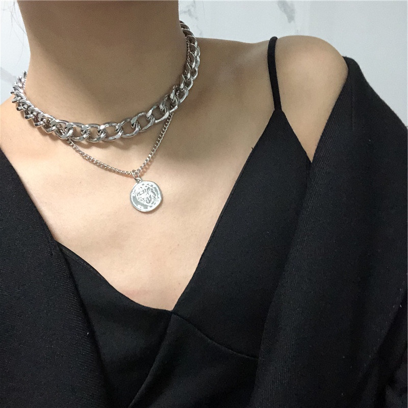 iF YOU Vòng cổ Nhiều Lớp Phong Cách Hàn Quốc Cho Nữ