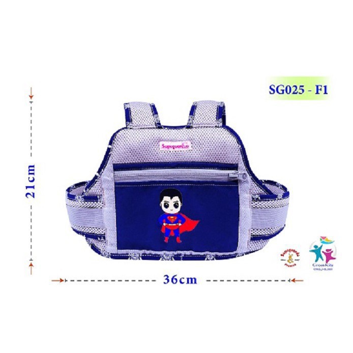 ĐAI BẢO HIỂM XE MÁY SUPEGUARDO - 2 IN 1 CÓ ĐỠ CỔ/K CÓ ĐỠ CỔ CHO BÉ - HỘP 1 CÁI