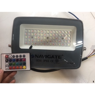 Đèn pha navigate led đổi màu 50w - chuyển màu bằng remote