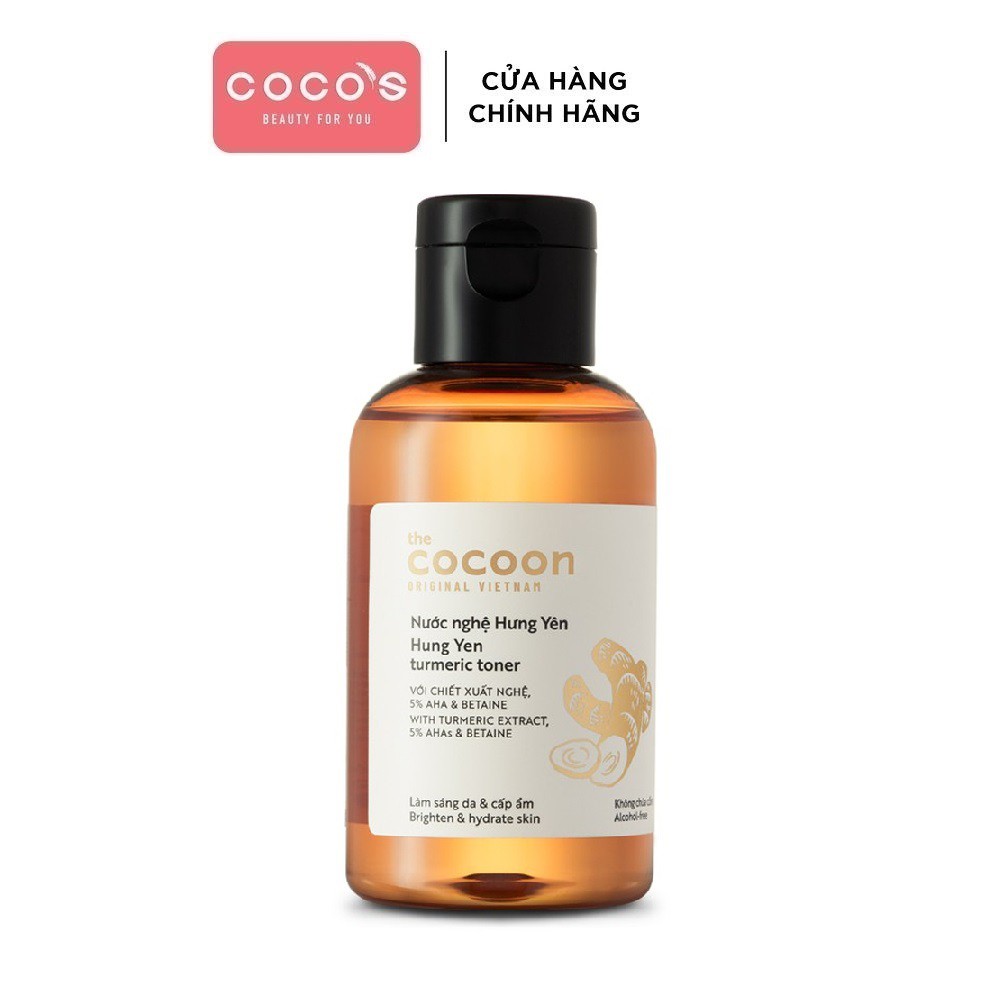 [Mã COSCOCOT4 -8% đơn 250K] Nước Nghệ Hưng Yên Cocoon Toner 140ml