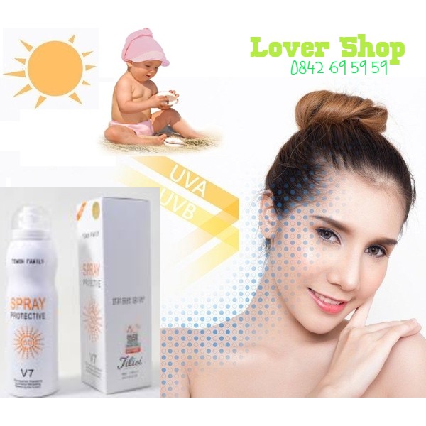 Kem chống nắng|XỊT CHỐNG NẮNG SPRAY V7