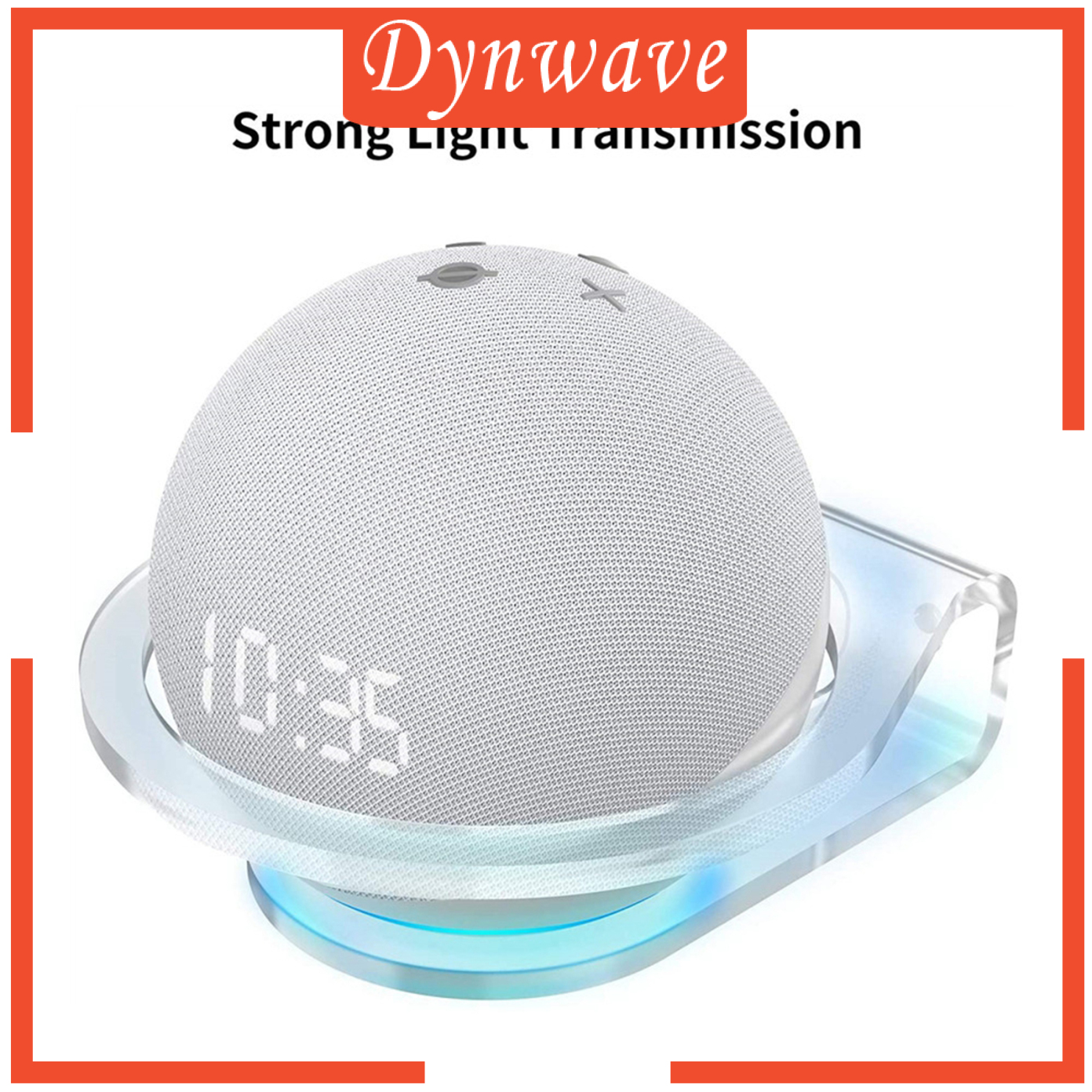 [DYNWAVE]Premium Clear Home Speaker Wall Mount Holder for Homepod Mini Wall Stand