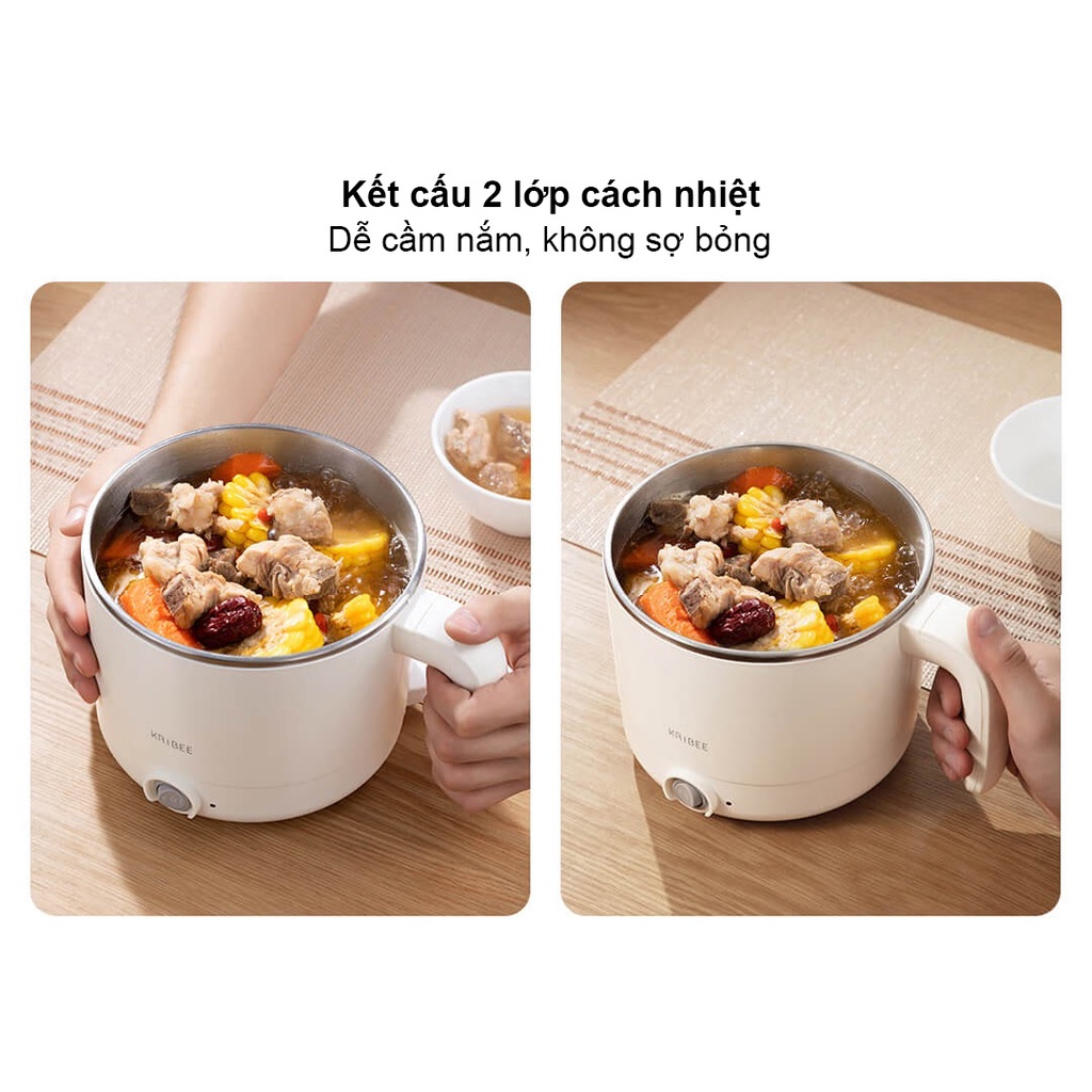 Nồi điện mini đa năng KRIBEE KB-C9 1.2L