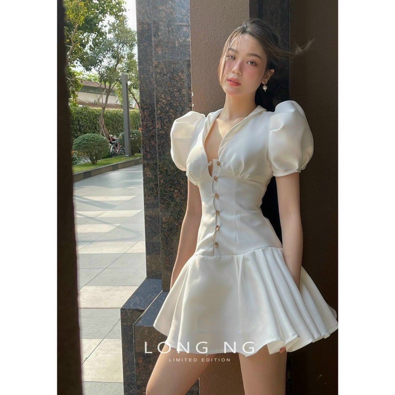 g85-dầm xoè phồng trắng, chất tapta | BigBuy360 - bigbuy360.vn