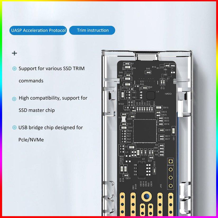 Hộp Ổ Cứng Ngoài Ssd Usb3.1 Tcm2-C3 M.2 Nvme | BigBuy360 - bigbuy360.vn