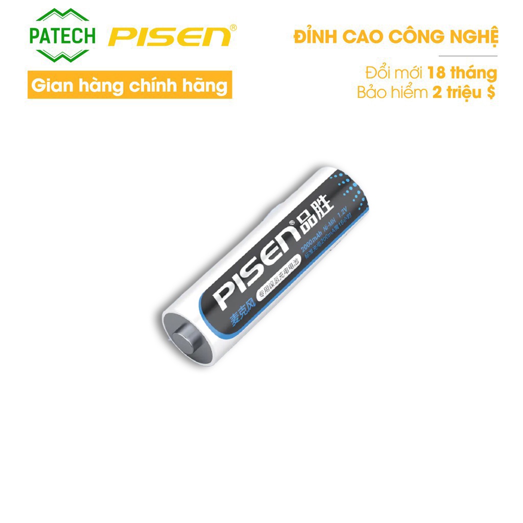 Pin Pisen AA5 2000mAh - (NJ-AA5 ), pin thế hệ mới - Hàng chính hãng