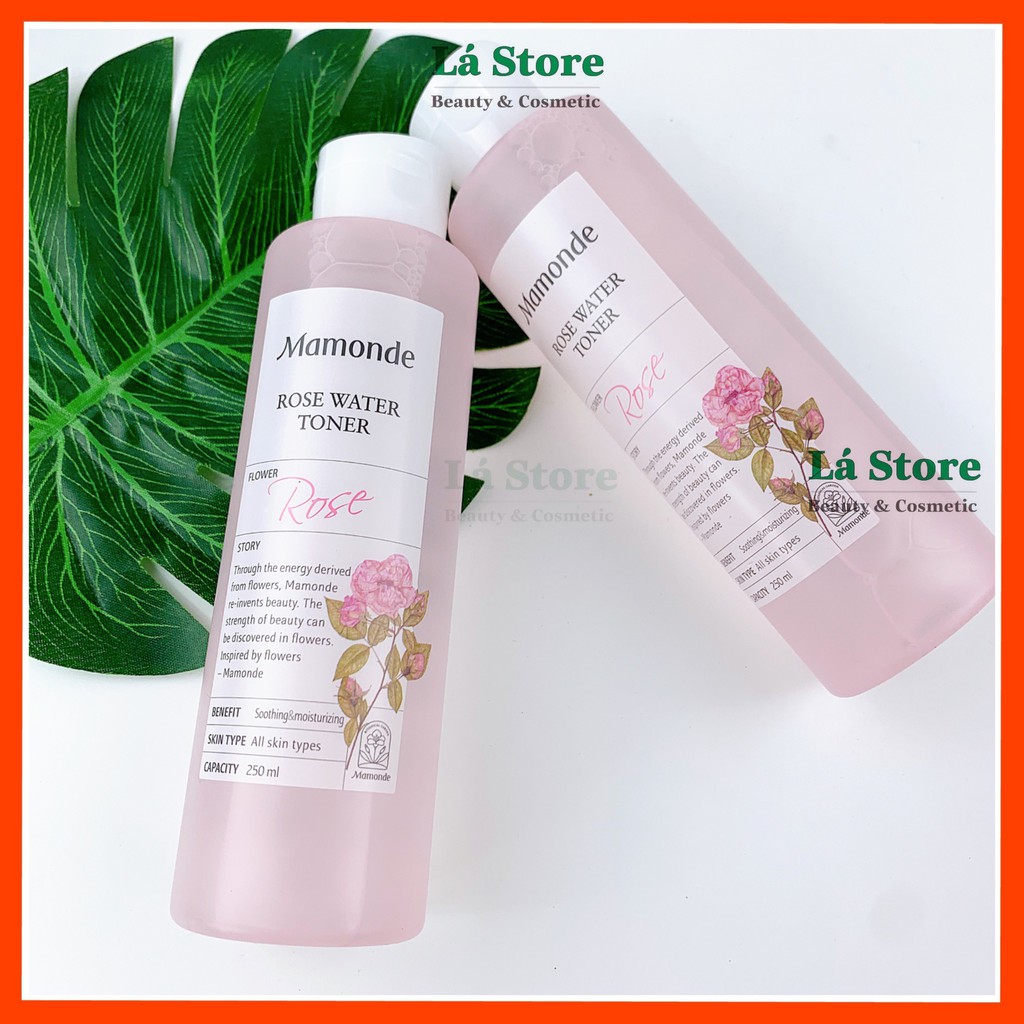 HÀNG CHÍNH HÃNG-Nước Hoa Hồng Mamonde Rose Water Toner 250ML