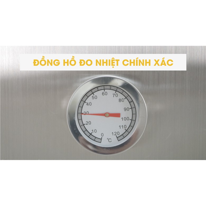 Tủ nấu cơm 30 kg gạo/mẻ bằng gas 6 khay NEWSUN - Bảo hành 12 tháng