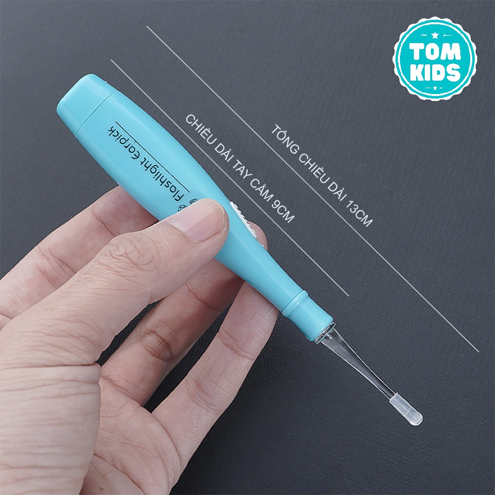 Bộ Dụng Cụ Lấy Ráy Tai, Ngoáy Tai Có Đèn Phát Sáng Kèm Hộp Đựng Tiện Lợi Mã PK-001