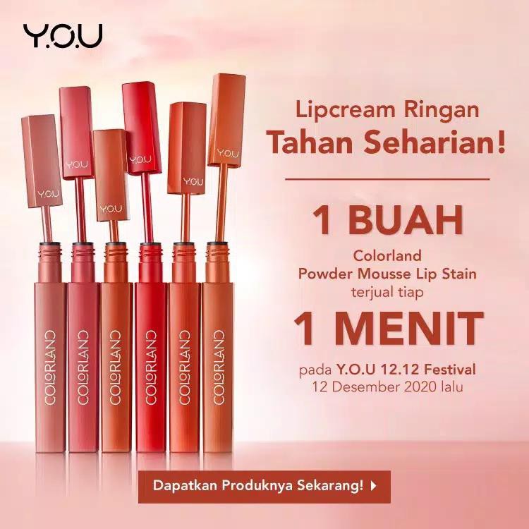 (hàng Mới Về) Son Môi You Colorland Lâu Trôi 8 Giờ Chính Hãng | BigBuy360 - bigbuy360.vn